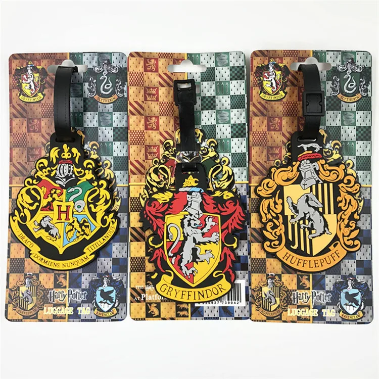 Harri Potter Platform 9 3/4 Хогвартс Гриффиндор Слизерин Ravenclaw Hufflepuff багаж идентификатор метки адрес держатель багажные ярлыки