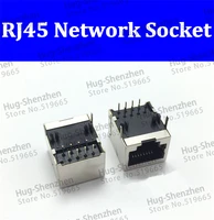 20pcslot rj45 pcb 8 pin rj 45 socket mount network adapter connector for ethernet splitter data transfer