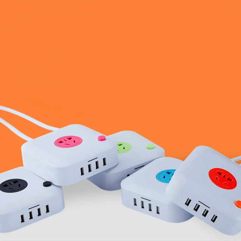 Многофункциональный Умный дом питания CubeSocket ЕС/США/Великобритания/вилка 4 USB