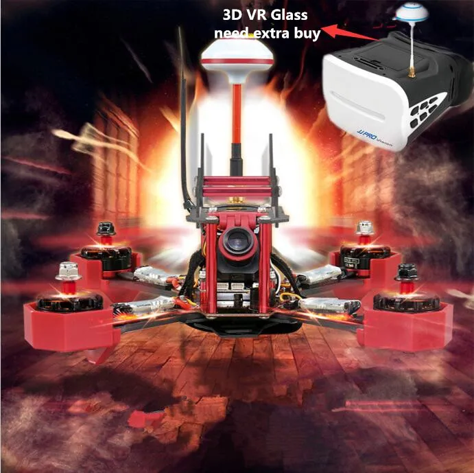 2017New JJPRO P175 5 8 ГГц 48ch углеродного волокна микро FPV гоночный Квадрокоптер Drone на