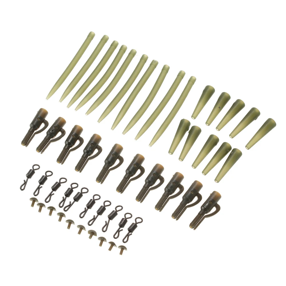 50 шт. клеммные рыболовные снасти для карпа безопасные свинцовые зажимы с