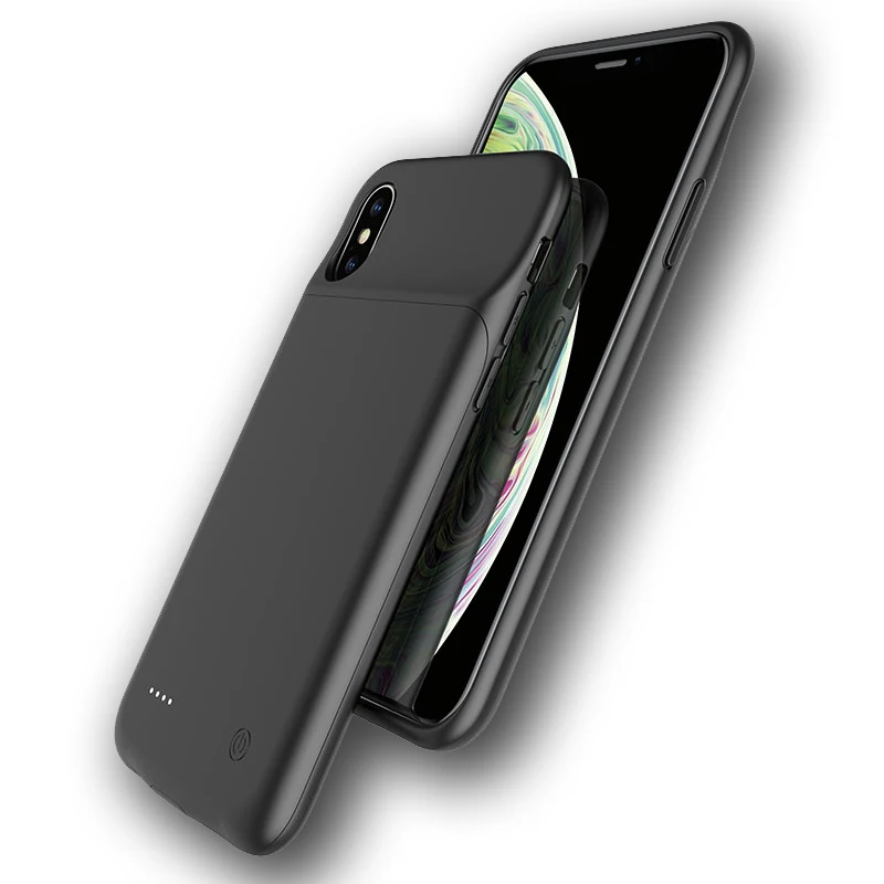 Чехол для аккумулятора для iPhone 6, 7, 8, 6s Plus, X, XS, Max, XR, чехол для зарядного устройства, Внешний чехол для зарядки