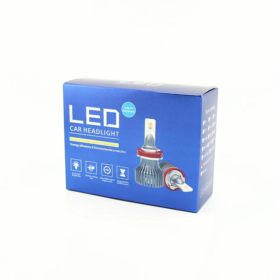 Бутп Мини Автомобильный светодиодный головной светильник H1 50 Вт 5000LM 6500K 12V авто