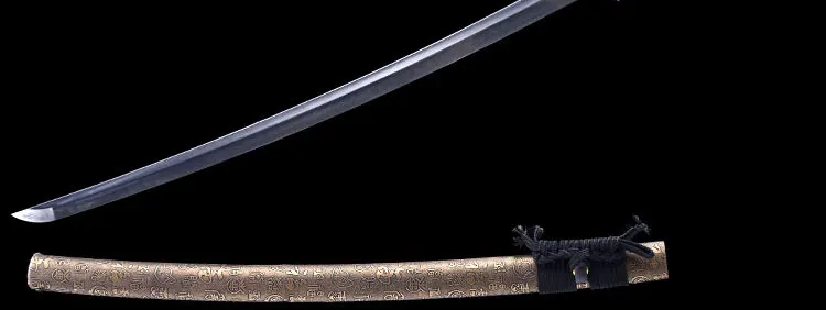 New samurai sword Fully Handmade T10 Carbon Steel No Hi Clay Tempered Obvious Hamon Japanese Katana Samurai Sword Sharp Battle