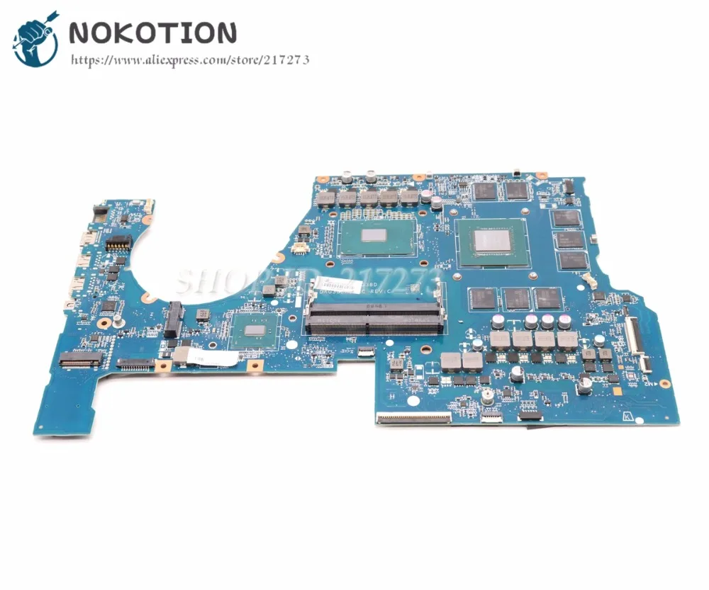 NOKOTION 862263-601 862263-001 G38D DAG38DMBCC0 основная плата для hp OMEN 17-W 17-W151NR Материнская плата ноутбука I7-6700HQ процессор GTX 1070