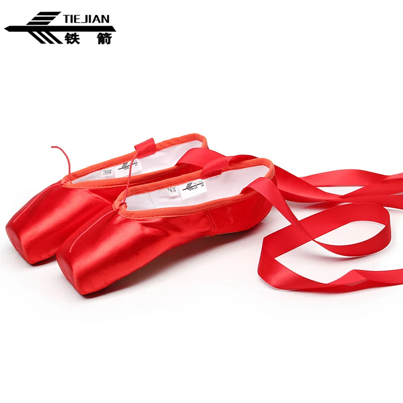 Профессиональные танцевальные пуанты для взрослых девочек Для женщин ретро