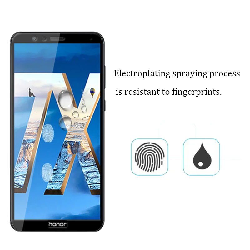 Full Cover Protective Glass On Honor 7X X7 For Huawei Huawey Onor Honer 7 X Tremp Temper Glas Screen Protector Film | Мобильные