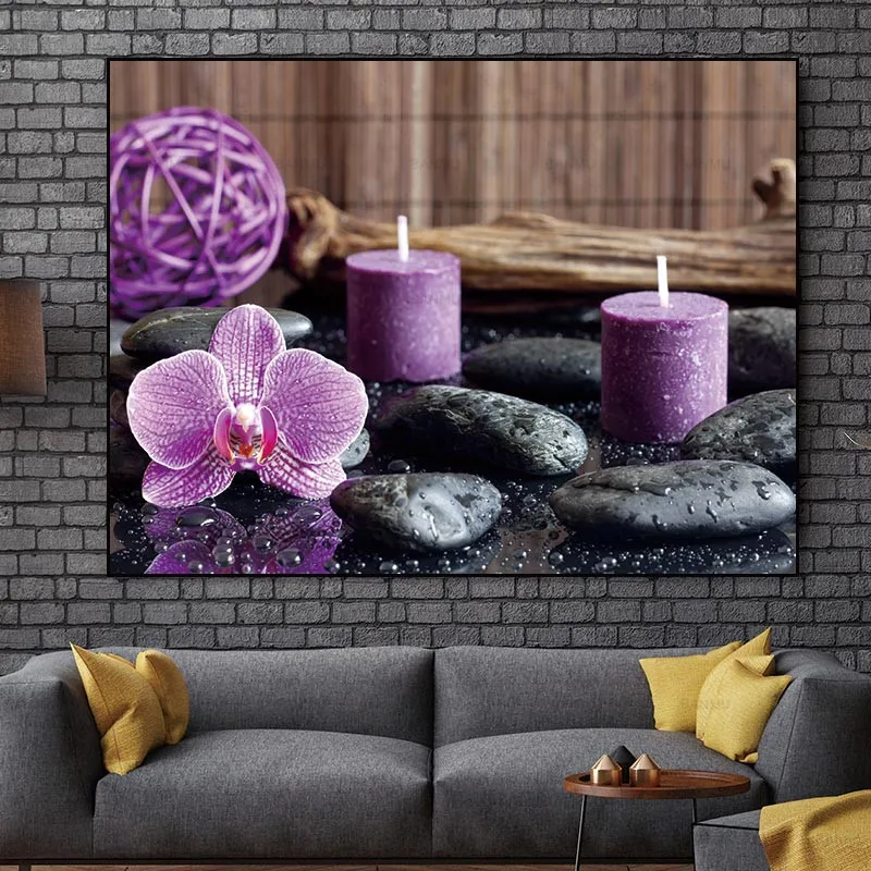 

Art Canvas wall Flower painting wall living room picture home decor painting no frame Wall art print pictures and posters art