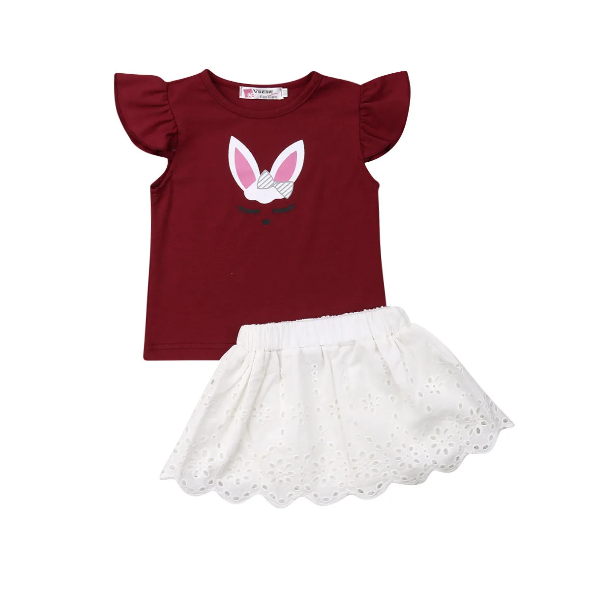 Emmaababy/детская одежда для малышей футболка без рукавов девочек топ + белая