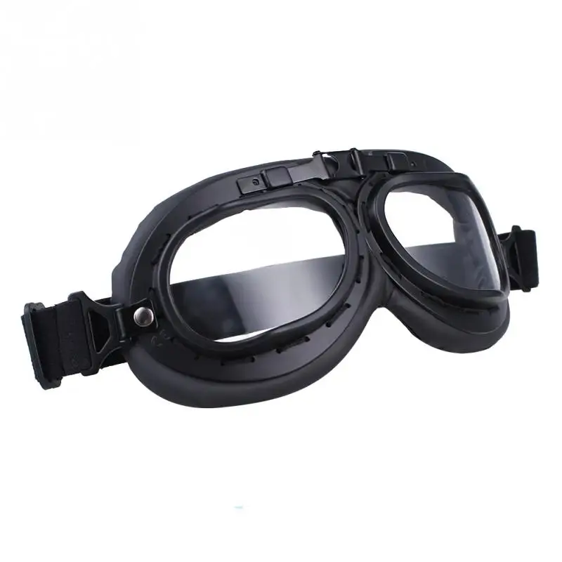 Мода прозрачный шлем стимпанк мотоцикл очки старинные пилот велосипед |