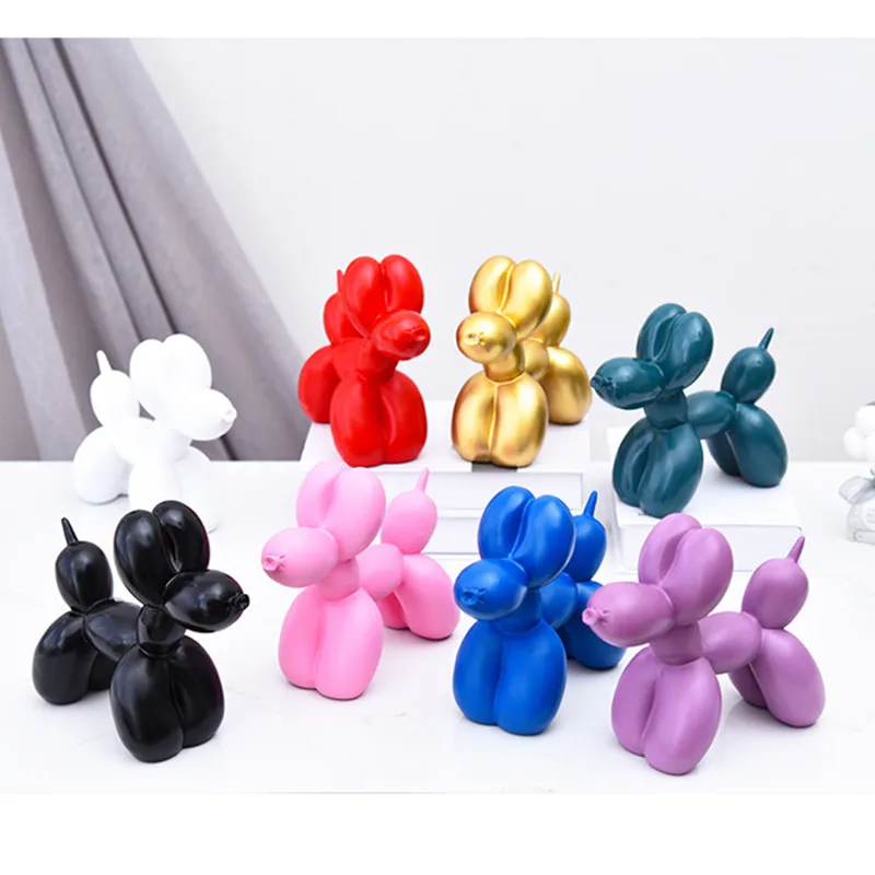 

Creative Arts Dog Art Resin Craft Abstract Geometric Dog Figurine Statue Home Decoration Accessories R139