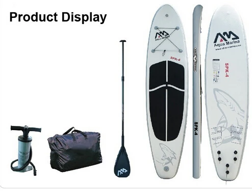 TOP QUALITY Aqua Marina 12ft SPK-4 12'''x32''x6'' inflatable surf board SUP stand up paddle including hand pump carry bag
