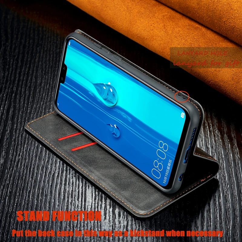 Магнитный кожаный чехол для huawei Honor 20Pro P20 P30 Pro P Smart2019 Honor10lite бумажник 360 флип Hawei P30pro чехол с подставкой