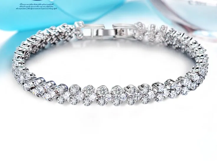 Оптовая продажа 2 цвета очаровательные бусины кристаллы от Swarovski браслет для