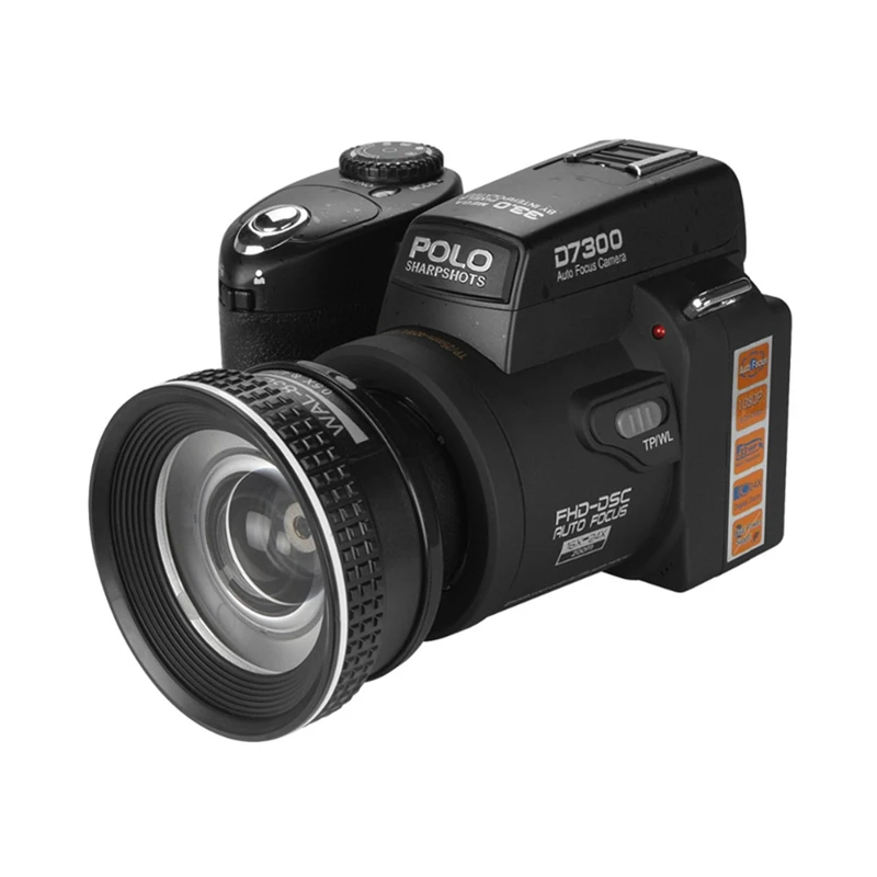 Цифровая камера ELRRICH POLO D7300 Профессиональная зеркальная видеокамера с