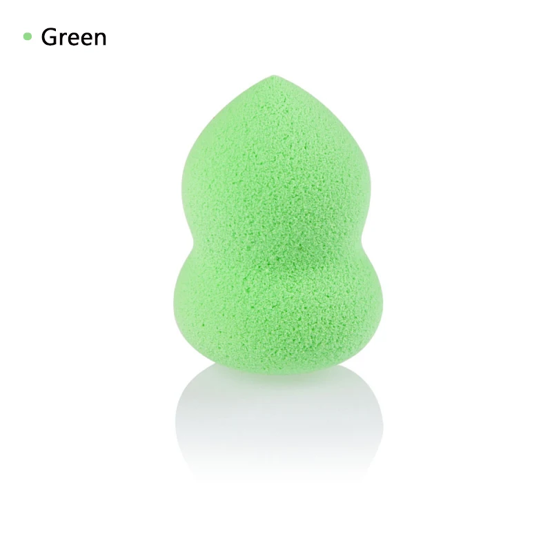 Green 1 шт. спонж для макияжа лица косметический спонж косметическая пудра Губка для макияжа лица - Цвет: Green