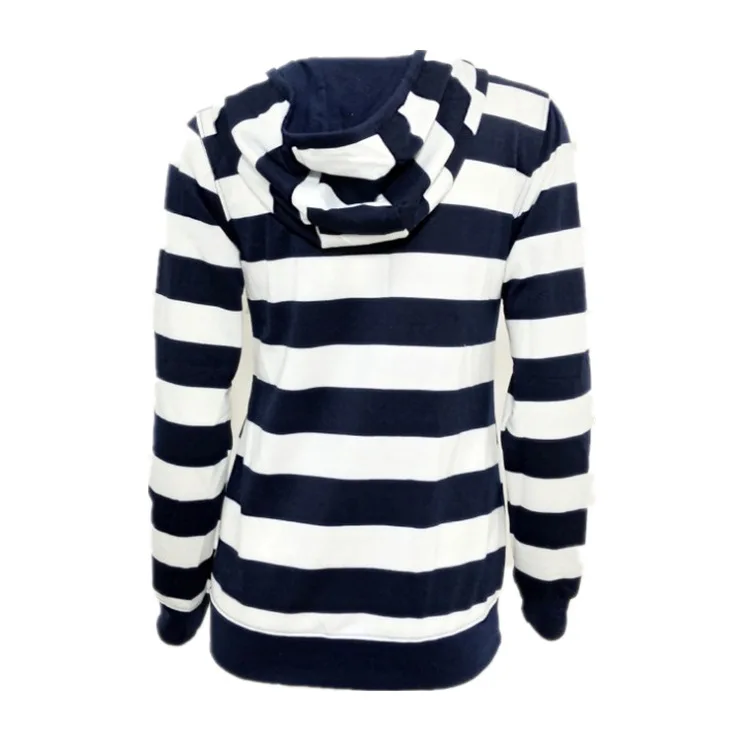 Для женщин 2017 Новая мода зима-осень женский свитер в полоску с длинными рукавами