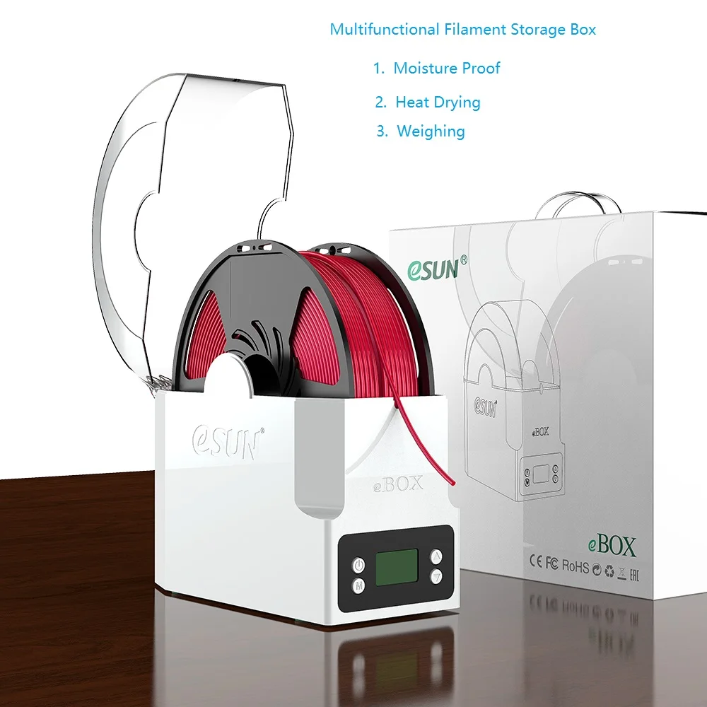 ESUN eBOX 3D печатная нить коробка для хранения держатель сухого влагостойкого