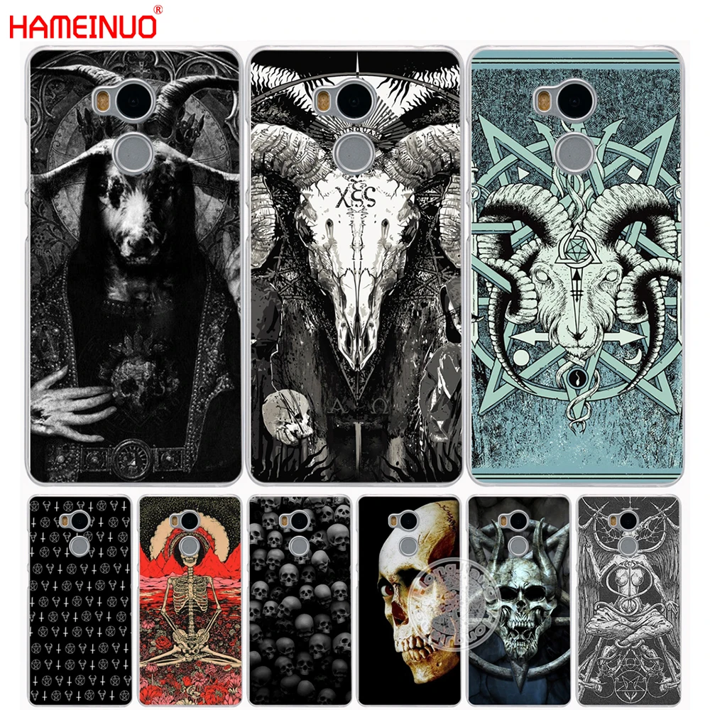 HAMEINUO сатанический страшный чехол с черепом для Xiaomi redmi 4 4A 1 1s 2 3 3s pro note 4X 5A|case for