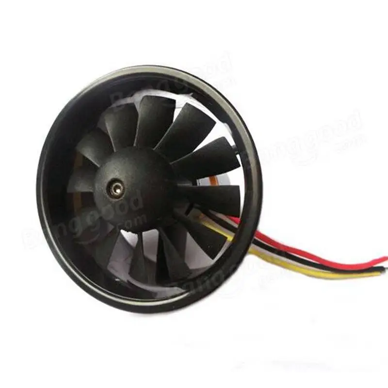 QX-мотор 64 мм 12 лопастей воздуховод с 2822 3500KV 3-4S бесщеточный двигатель | Игрушки и
