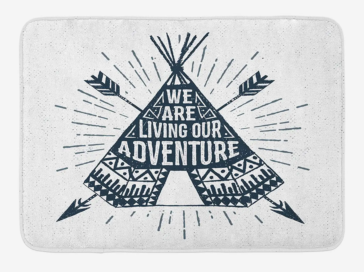 Приключения коврик для ванной Teepee Скрещенные стрелы мы живём в нашем приключении