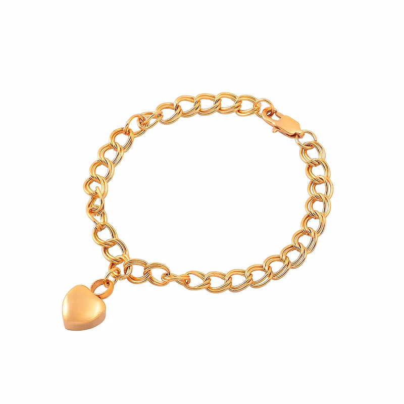 Отличный блеск для рук из нержавеющей стали пепел браслет цепочка Herat Charm Cremation