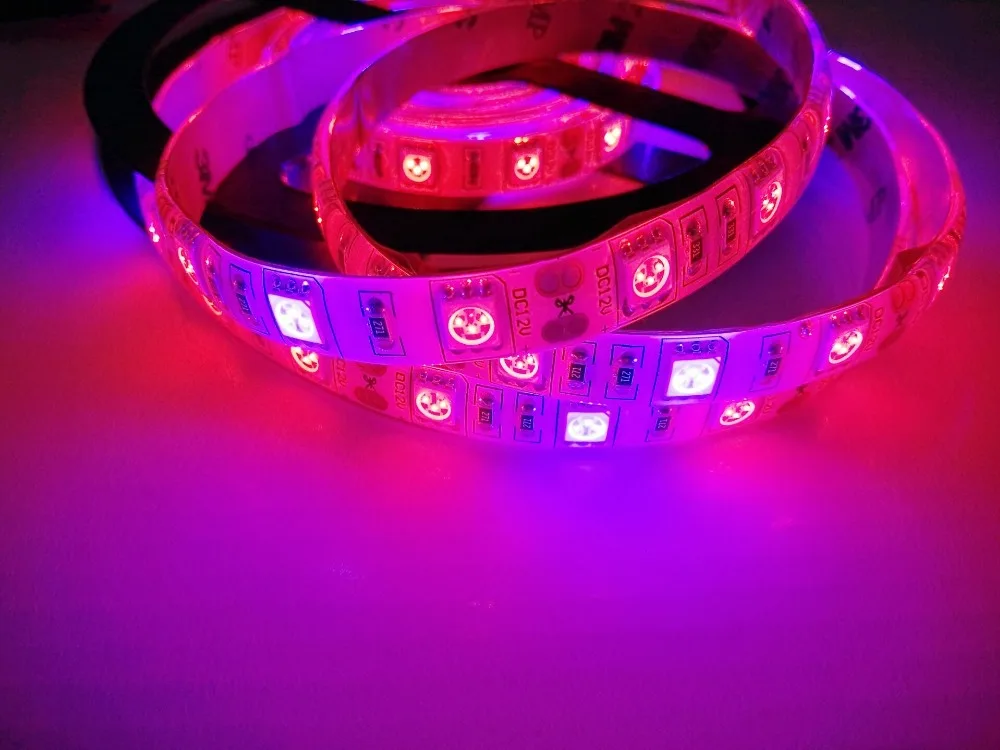 Светодиодная лента SMD5050 для выращивания растений 5 м/компл. 1 комплект | Лампы и