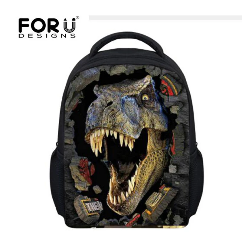 Детские школьные сумки с забавным рисунком динозавра маленький школьный
