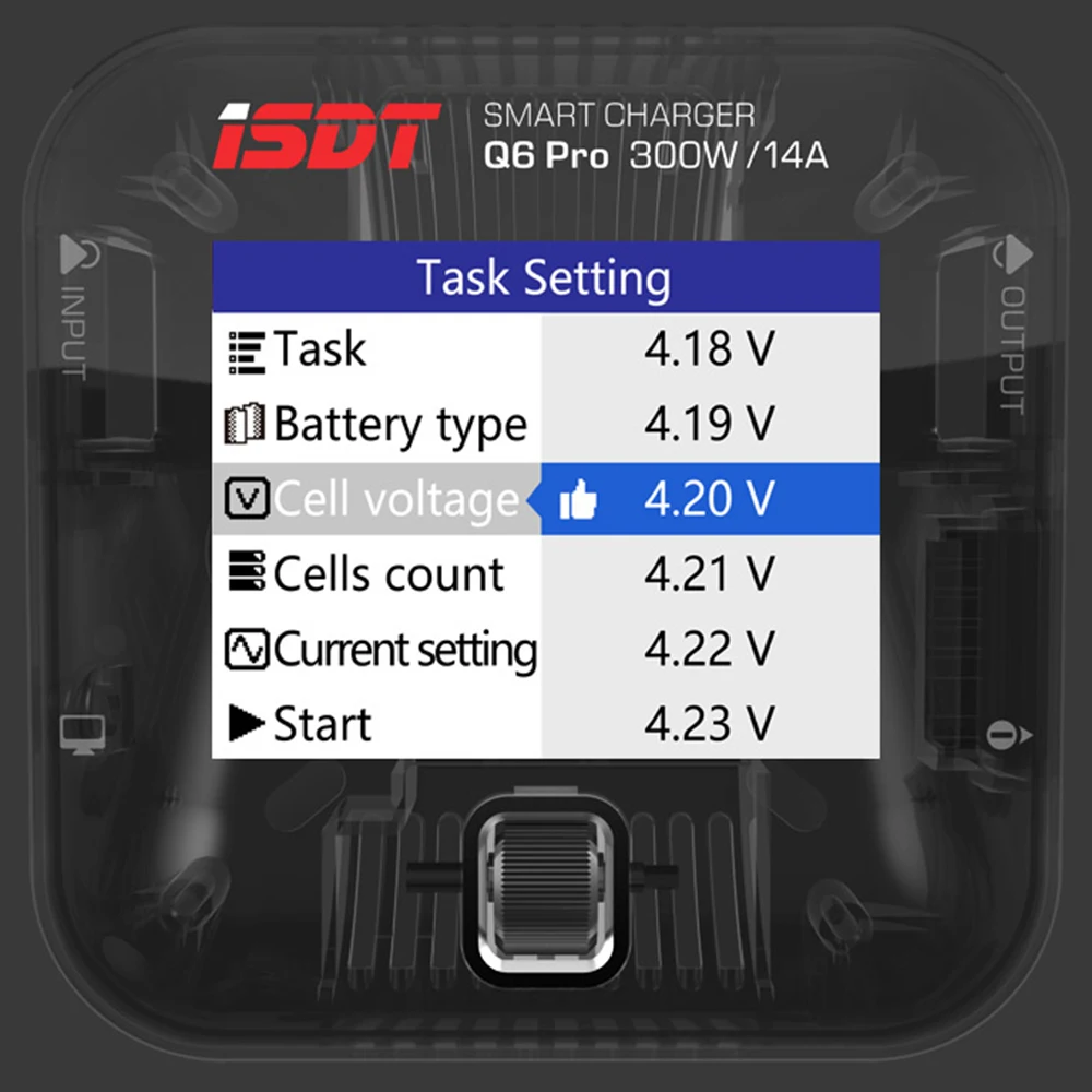 Для ISDT Q6 Pro BattGo 300 Вт 14A Карманный аккумулятор Lipo зарядное устройство для ISDT Q6 Pro BattGo 300 Вт 14A Карманный Lipo
