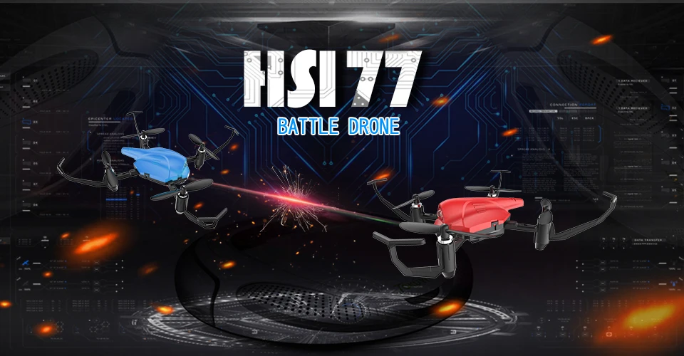 ЕС США сток святой камень HS177 Дрон Battle Радиоуправляемый вертолет RTF Квадрокоптер 3D флип Безголовый легко взлетающие для начинающих, комплект из 2 предметов