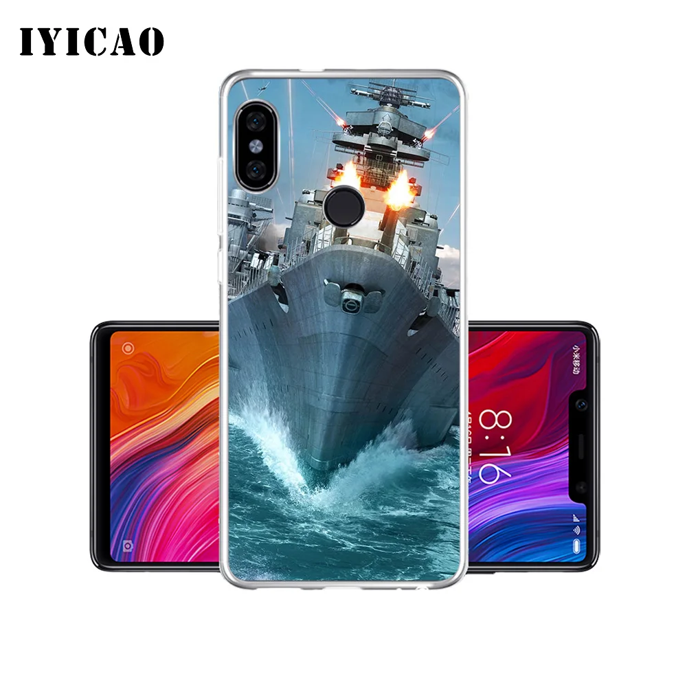 IYICAO World Of Warships Мягкий силиконовый чехол для телефона Xiaomi Redmi 4A 5A 6A Note 7 6 5 Pro Plus 4X Prime