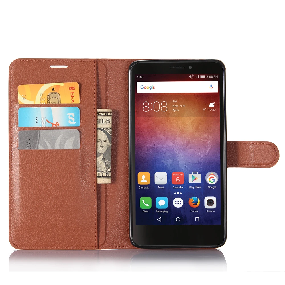 For Huawei Ascend XT (H1611) (6.0 inch) case cover Lychee leather wallet stand phone |