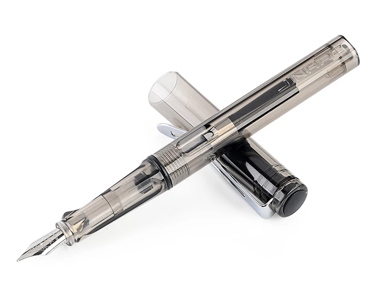 Jinhao 599 прозрачная пластиковая перьевая ручка 6 цветов 0,5 мм чернильные ручки для каллиграфии для письма школьные офисные канцелярские принадлежности