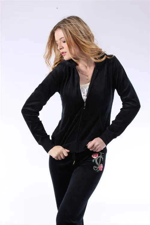velvet the Slim track suit leisure drilling hot spring and autumn long sleeve fashion women `s S M L XL Women's 2013 | Женская