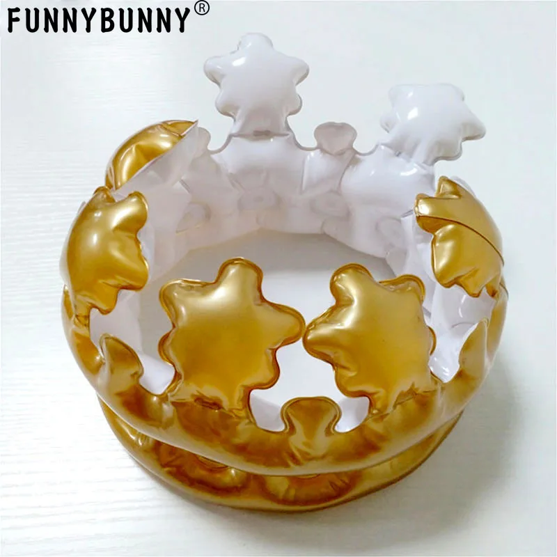 FUNNYBUNNY подарок на день рождения корона инструменты ПВХ золотой креативный