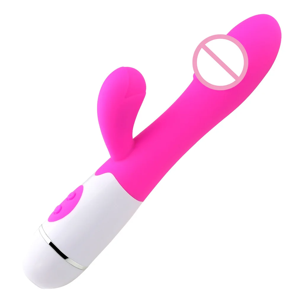 CRDC вибратор для точки G женщин силиконовый двойной Кролик водонепроницаемый