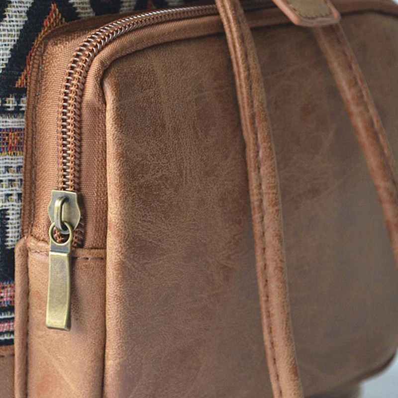 Национальный женский рюкзак Mochila Fashion Ruckssack для девочек винтажный через плечо