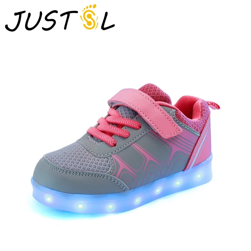 JUSTSL/модные кроссовки для мальчиков и девочек сезон весна-осень детская