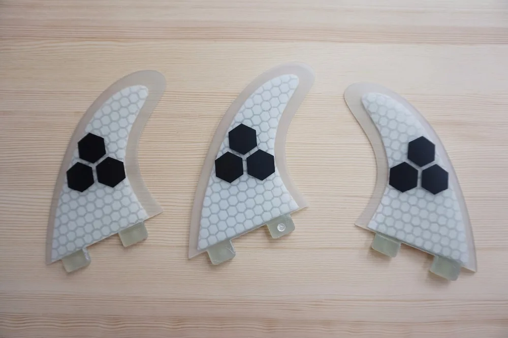 Бесплатная доставка яркие искусственные рифлёные плавники Thrusters G5 Fin (3 шт.) |