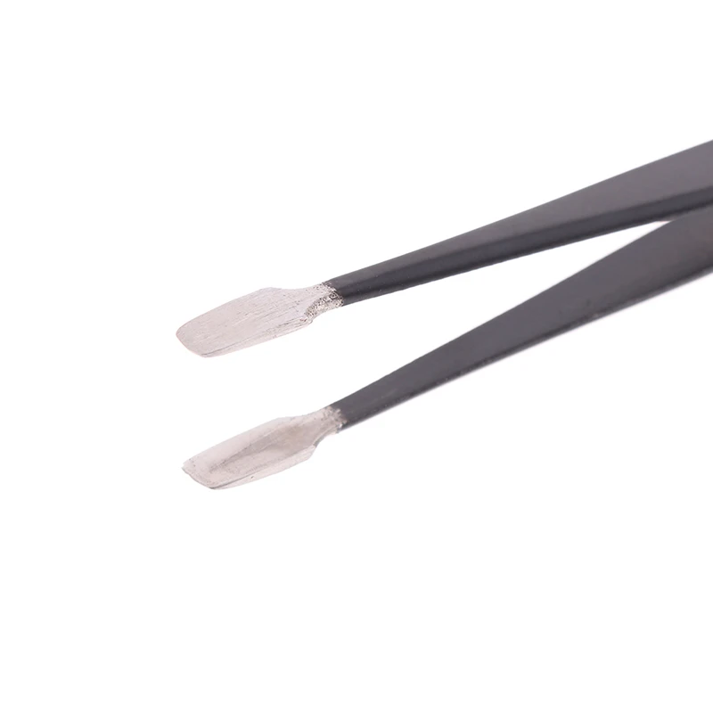 6PCS OR 2PCS DIY Tool Black Anti-static Straight Tip Forceps Precision Soldering Curved Tweezers Electronic ESD | Инструменты