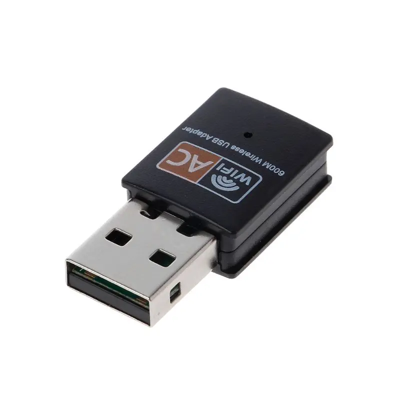 Беспроводной 600 Мбит/с USB wifi адаптер AC600 2 4 ГГц 5 WiFi Антенна ПК Мини компьютер