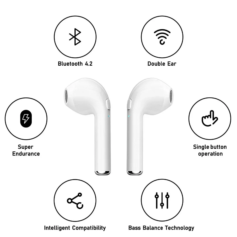 TWS Bluetooth наушники Наушники ture беспроводная гарнитура Двойные Twins стерео