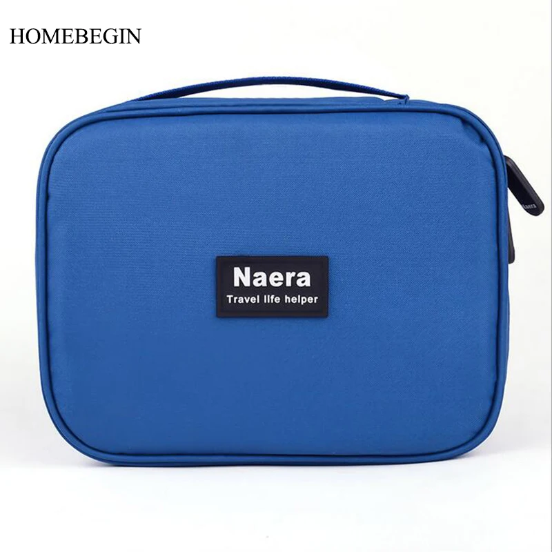 

HOMEBEGIN New Women Portable Zipper Travel Makeup Organizer Men Storage Wash Pouch Toiletry Cosmetic Bag Make Up Beauty Case