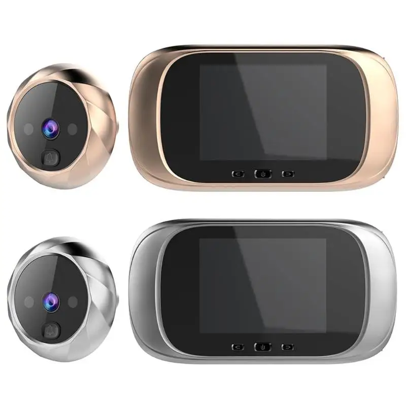 

DD1 Video Doorbell 2.8" LCD Wireless Security Door Bell Visual Recording Home Monitor IR Night Vision Intercom Door Phone