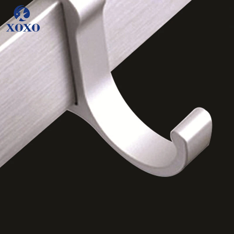 XOXO Robe hook Bathroom Accessories Stainless Steel 304 Aluminum Clothes Hook Fixed Holder Restroom Tower Hooks 673-676 | Обустройство