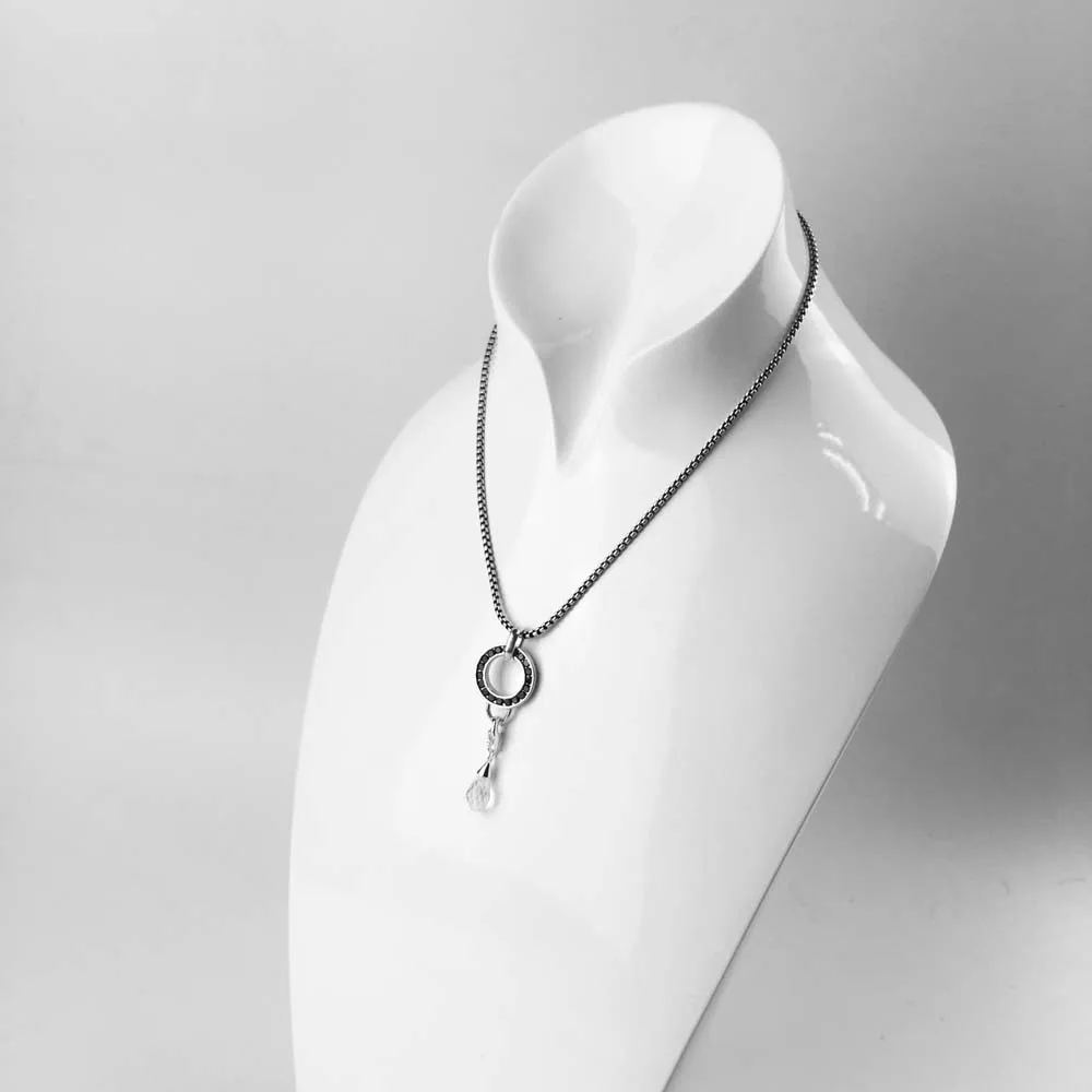 Ожерелье-подвеска "Слеза" 2018 модной ювелирной продукции, счастливое чистое серебро 925, подарок для женщин и девушек, подходит для браслета и ожерелья.