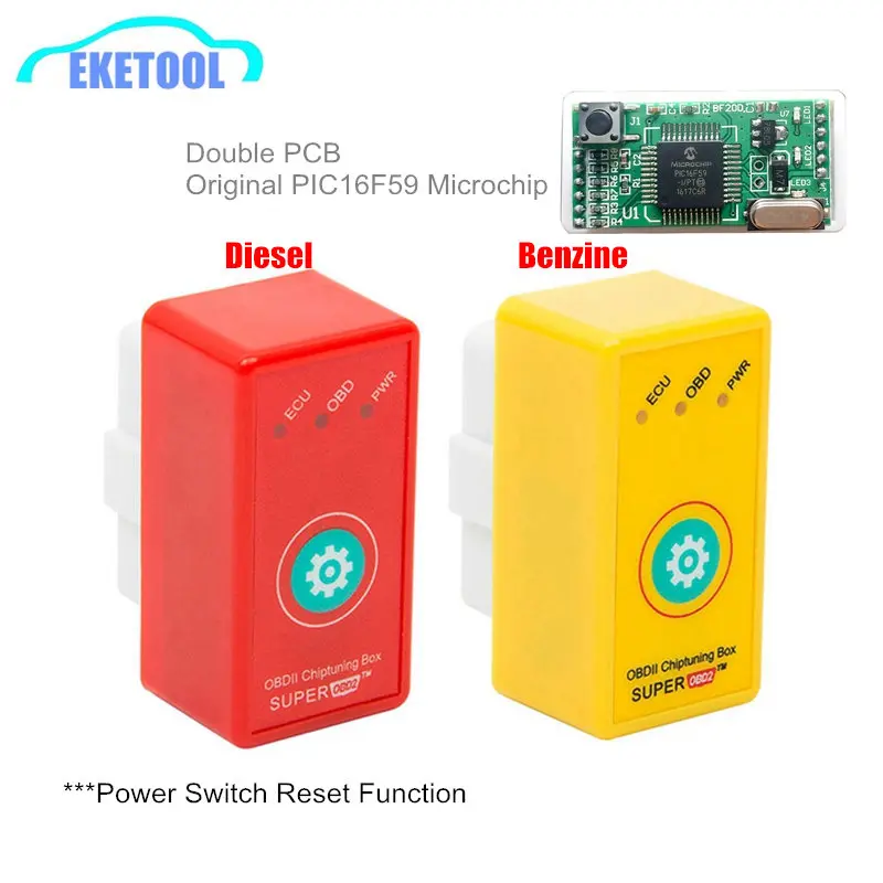 Супер OBD2 ECU чип тюнинг коробка Сброс ключ автомобиль SuperOBD2 Программатор более