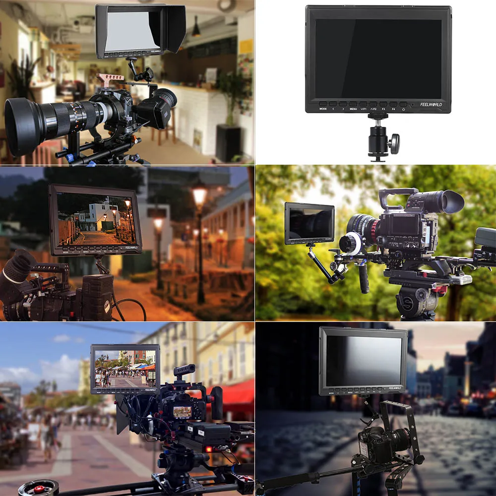 Feelworld FW7 4 к Портативный 7 "Ultra HD 1280*800 ips камера с ЖК экраном мониторы для Panasonic GH4 sony