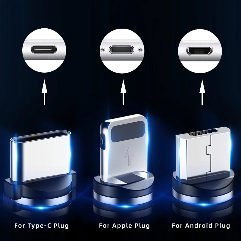 GREENPORT 1-й Магнитный штекер для iphone type C Micro usb кабель для зарядки мобильного телефона для samsung galaxy note 9 Магнитный штекер