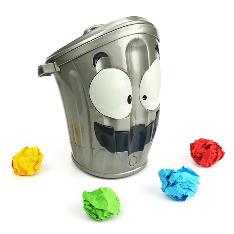 Loony Bin игра мусорное ведро игроков бросать бумажные шары в движущийся мусор